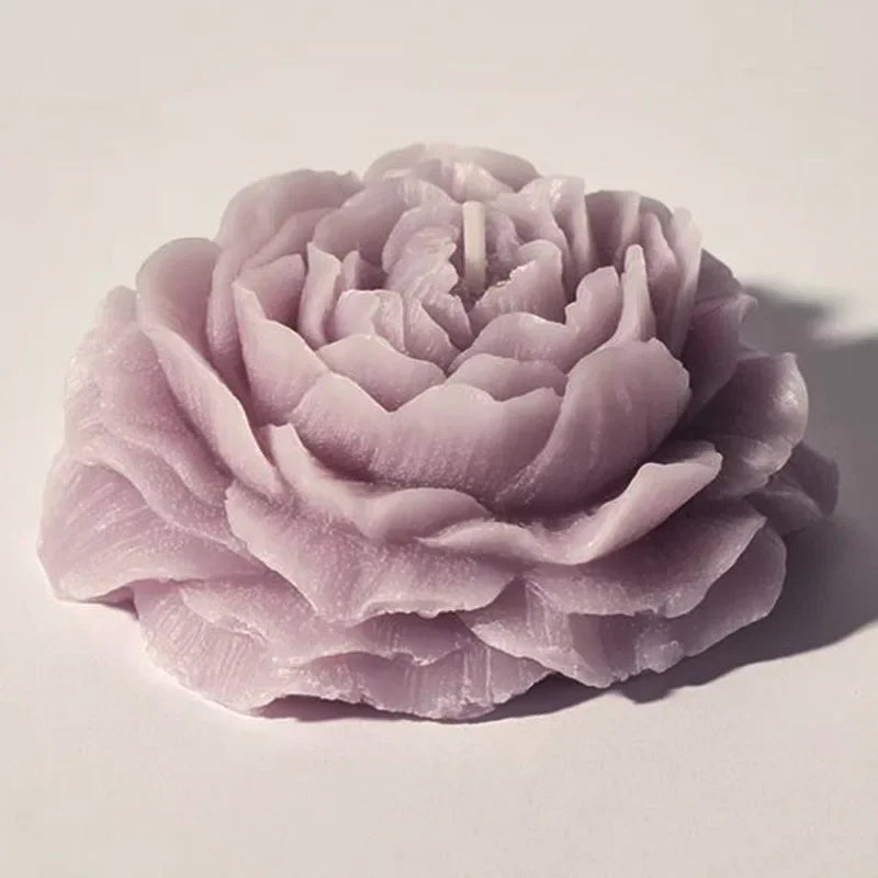 Peony Flower Candle - Aromatherapy Bliss for Relaxation