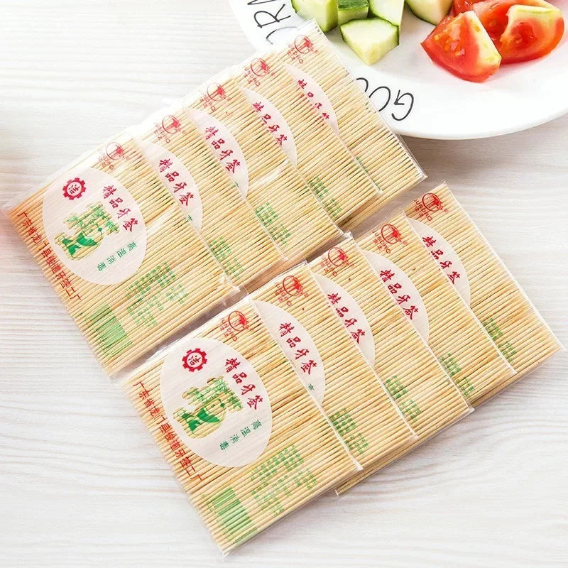 Eco-Friendly Bamboo Toothpick Picks for Stylish Events