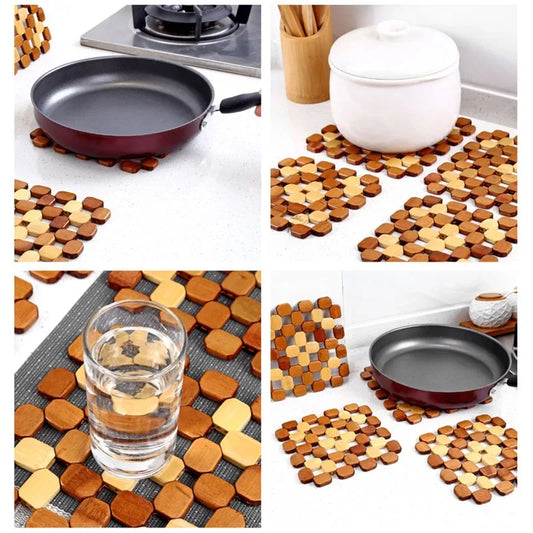 竹隔热垫：环保隔热，打造时尚餐饮