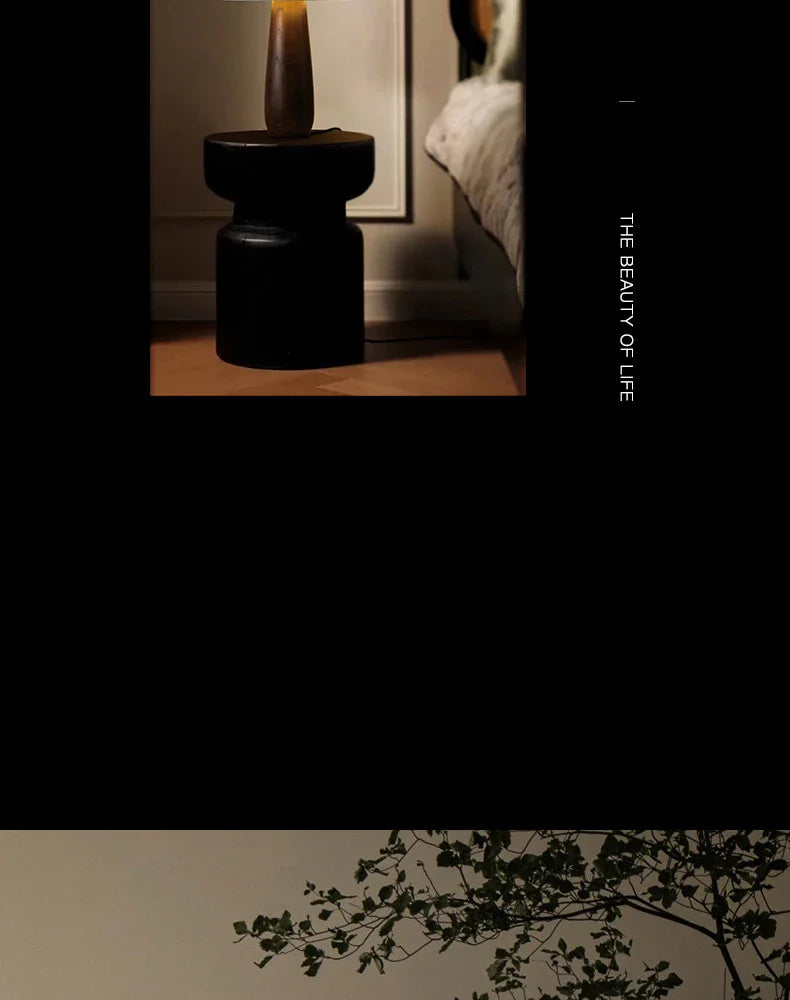 Modern Ash Wood LED Lamp - Enhance Your Home Style