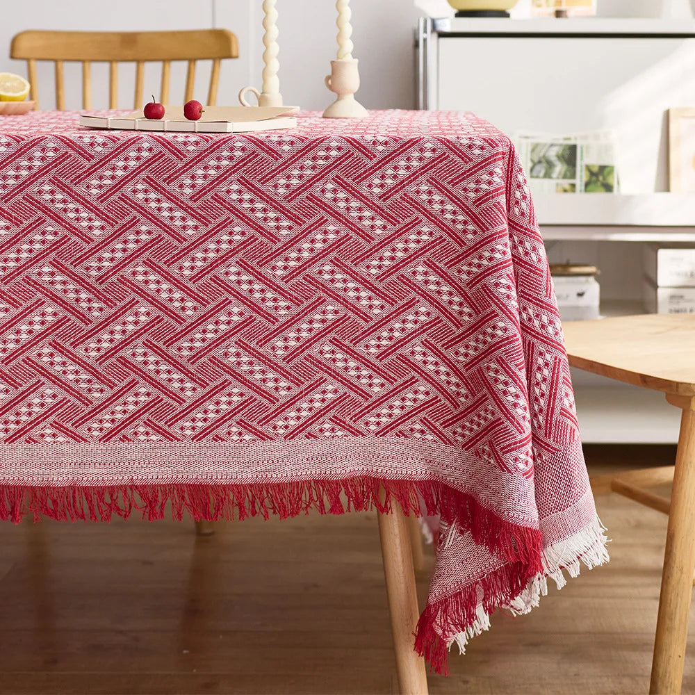 豪华桌布 - 优雅的法国棉亚麻家居装饰