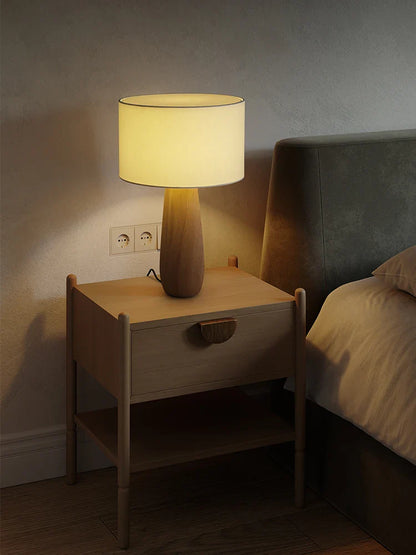 Modern Ash Wood LED Lamp - Enhance Your Home Style