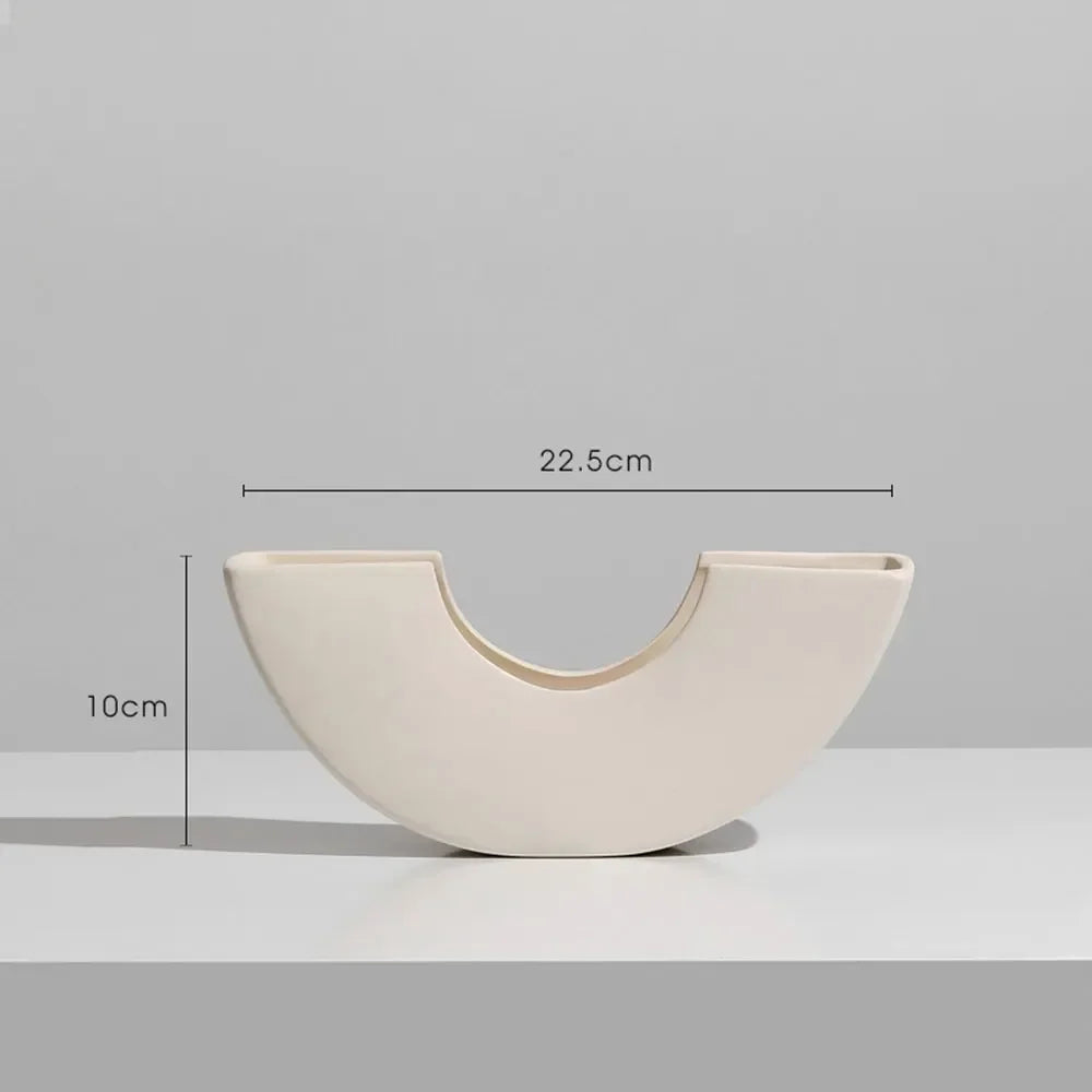 Eco-Friendly Ceramic Flower Pot – Modern Decor by Crafts