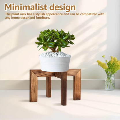 Stylish Wood Plant Stand for Elevating Indoor Greenery - Rooted Living