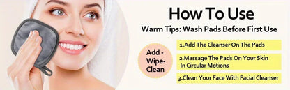 Reusable Microfiber Face Cloths for Effortless Makeup Removal - Eco-Friendly Skincare Solution