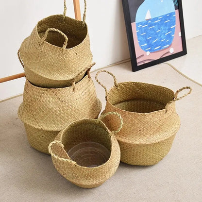 Wicker Toy Organizer Basket | Eco-Friendly Storage Solution for Families