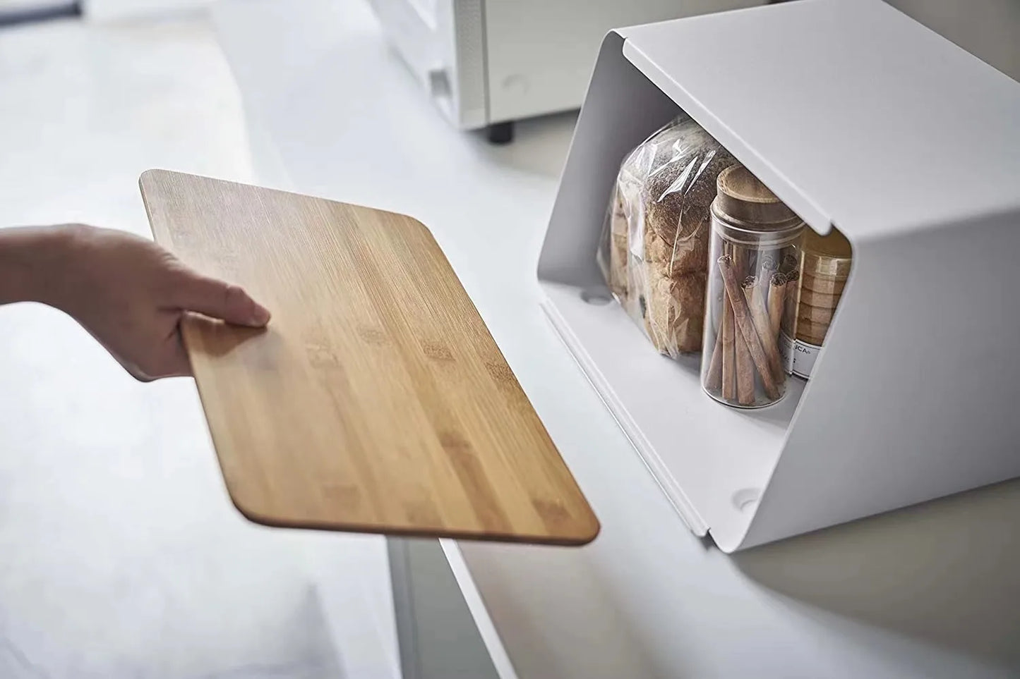 Bamboo Bread Box – Keep Bread Fresh & Tidy, Rooted Living