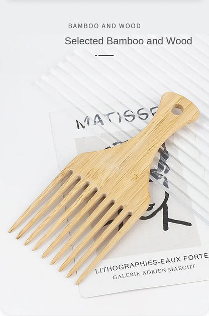 环保竹梳 - Rooted Living 的平滑头皮按摩