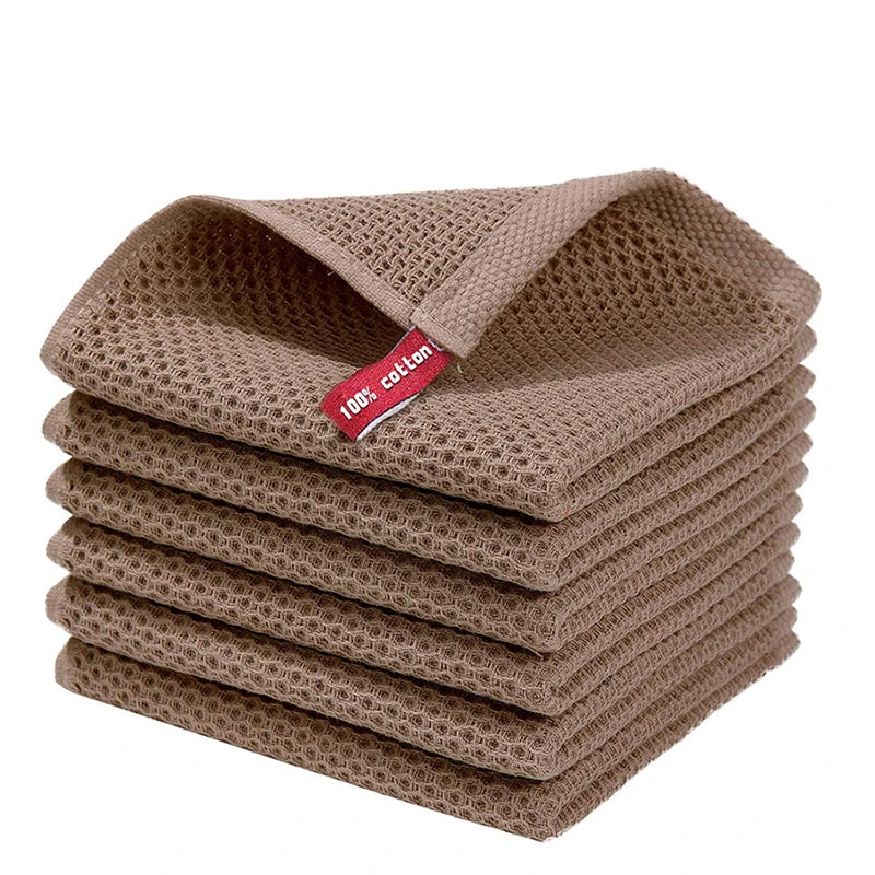 Super Absorbent Cotton Dishcloth - Soft & Stylish Kitchen Essential