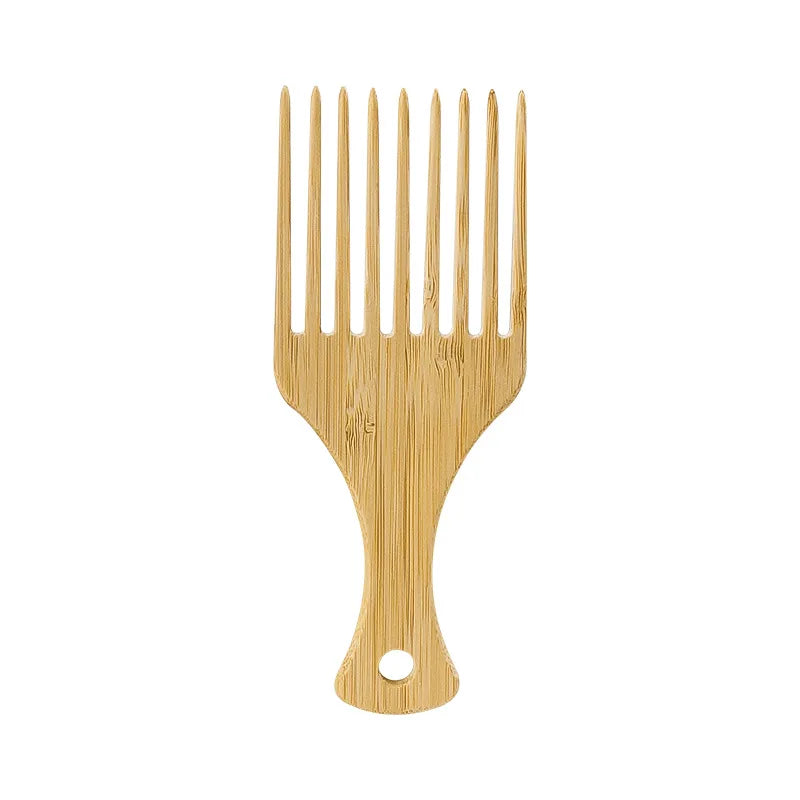 环保竹梳 - Rooted Living 的平滑头皮按摩