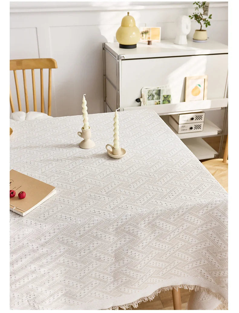 豪华桌布 - 优雅的法国棉亚麻家居装饰