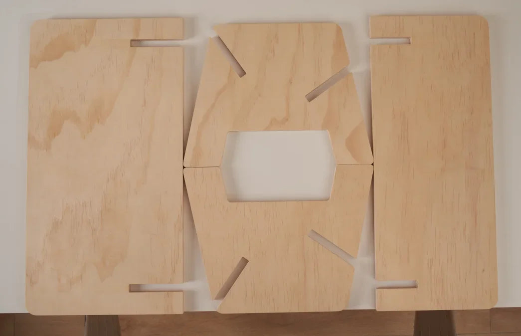 Irregular Wooden Kids' Bookshelf - Fun Organizer by [Brand Name]