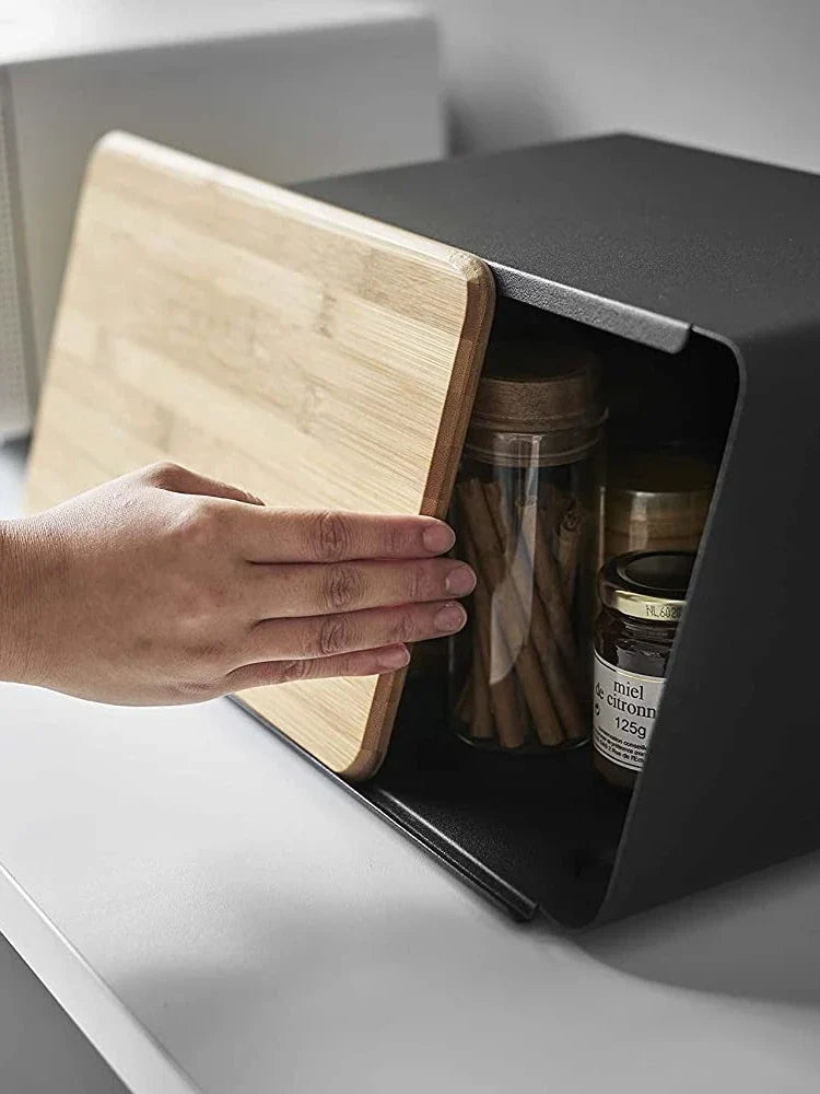 Bamboo Bread Box – Keep Bread Fresh & Tidy, Rooted Living