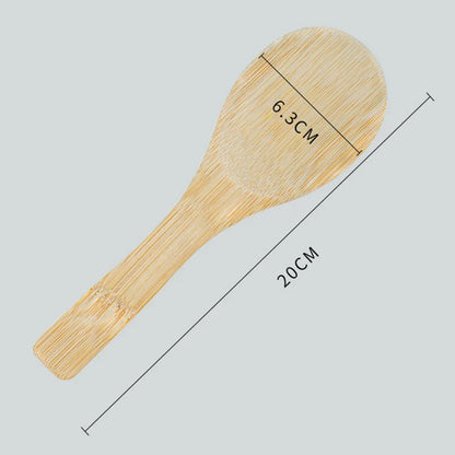 Eco-Friendly Bamboo Rice Spoon for Home Cooks - Stylish & Durable