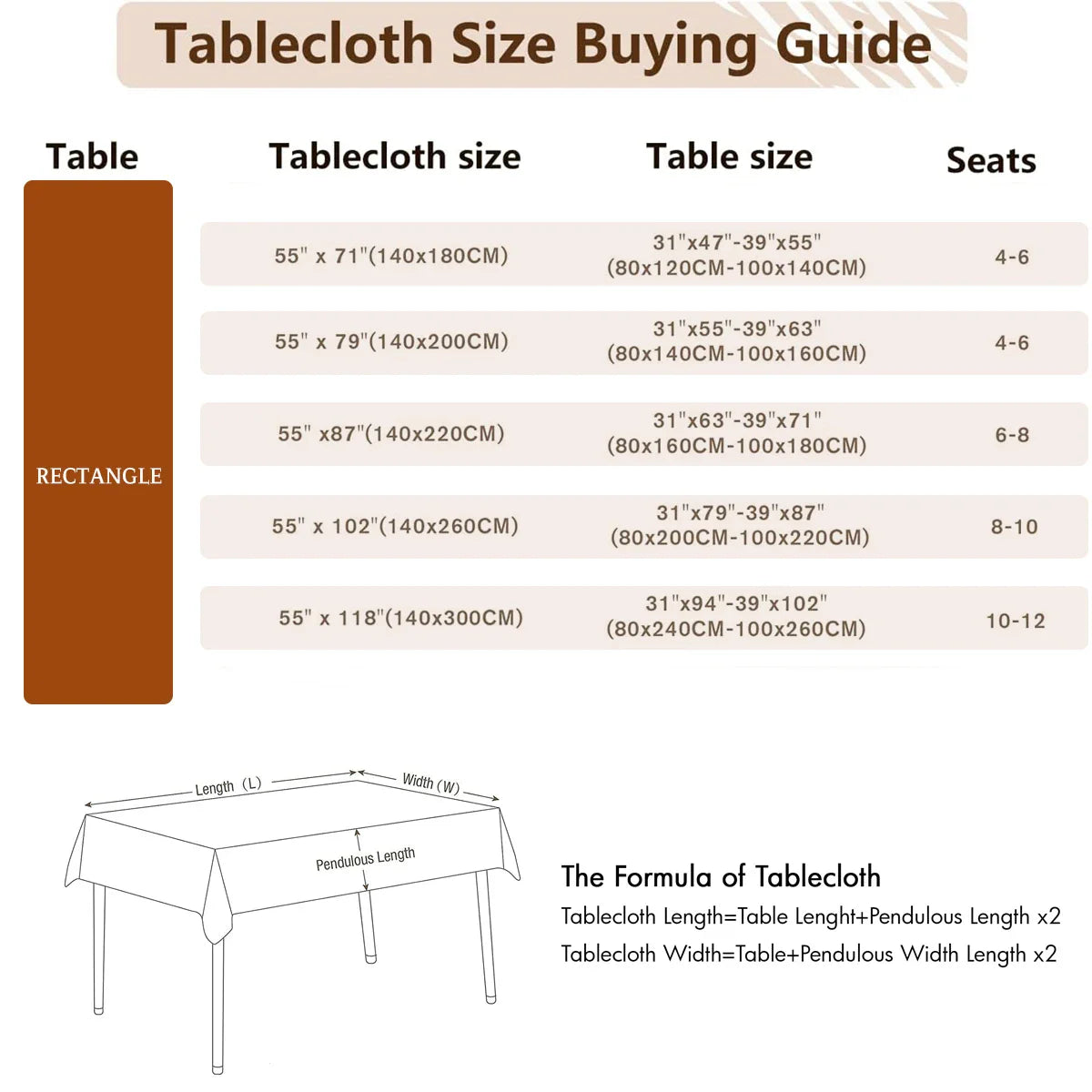 Nappe en coton et lin imperméable Battilo – Élevez le style de salle à manger