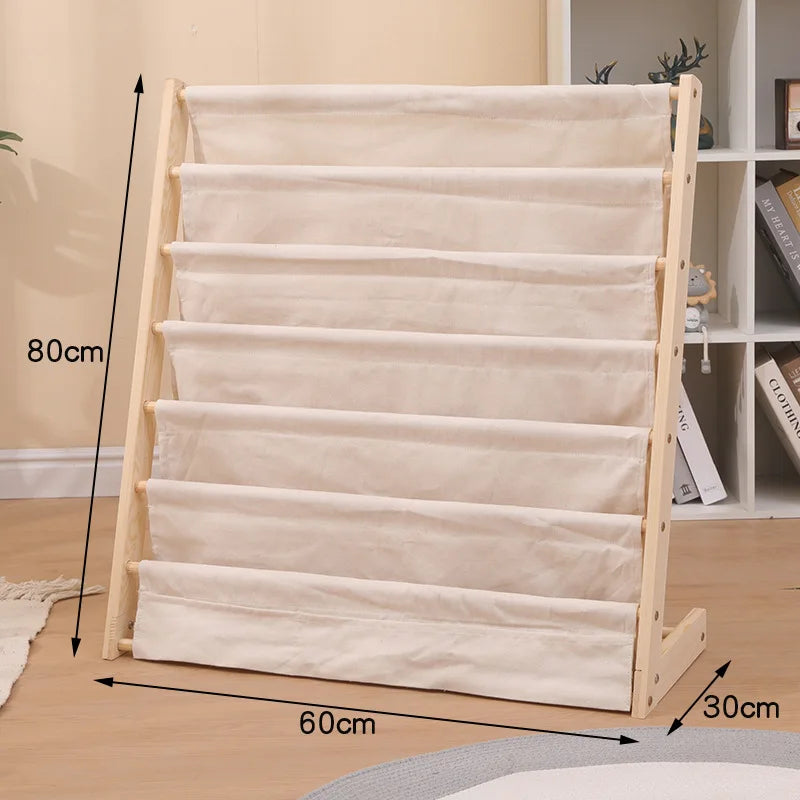 Wooden Kids Bookshelf – Stylish Storage for Young Readers!