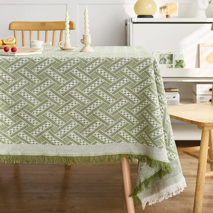 豪华桌布 - 优雅的法国棉亚麻家居装饰