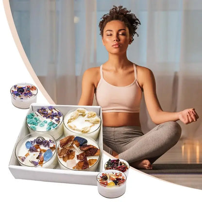 Relaxing Soy Aromatherapy Candle Set for Mindful Men