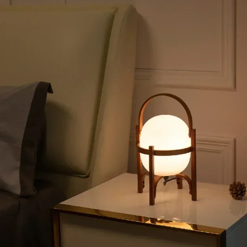 现代竹落地灯 – 别致的 LED 家居照明