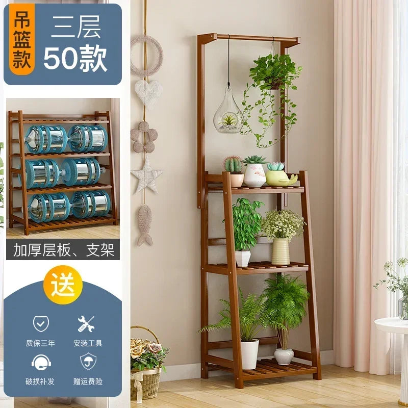 Étagère universelle en bois pour plantes – Élevez le style de votre jardin !