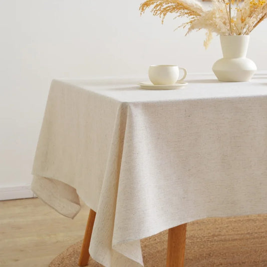 Nappe en coton et lin - Salle à manger élégante par Rooted Living