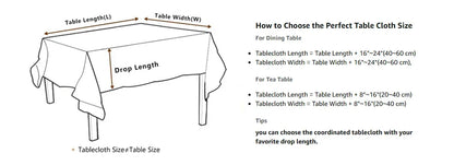 Nappe en coton et lin imperméable Battilo – Élevez le style de salle à manger