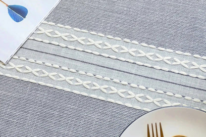 Nappe en coton et lin imperméable Battilo – Élevez le style de salle à manger