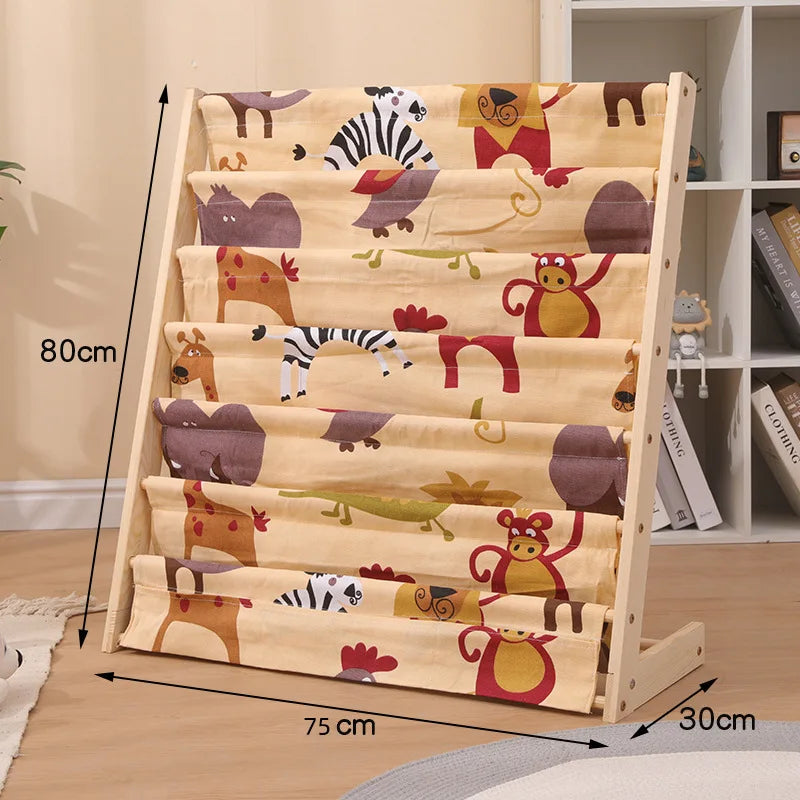 Wooden Kids Bookshelf – Stylish Storage for Young Readers!