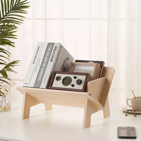 Libreria per bambini irregolare in legno - Divertente organizer di [Brand Name]