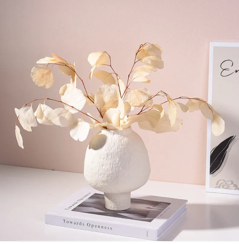 Handmade Ceramic Vase - Artisan Floral Elegance for Home