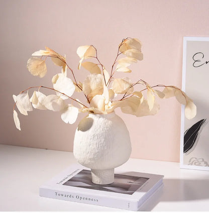 Handmade Ceramic Vase - Artisan Floral Elegance for Home