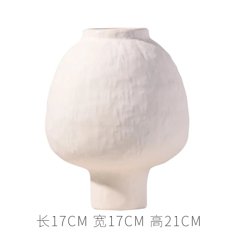 Handmade Ceramic Vase - Artisan Floral Elegance for Home