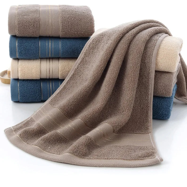 超强吸水棉质毛巾 - 柔软 & 亲肤 | 全家必备