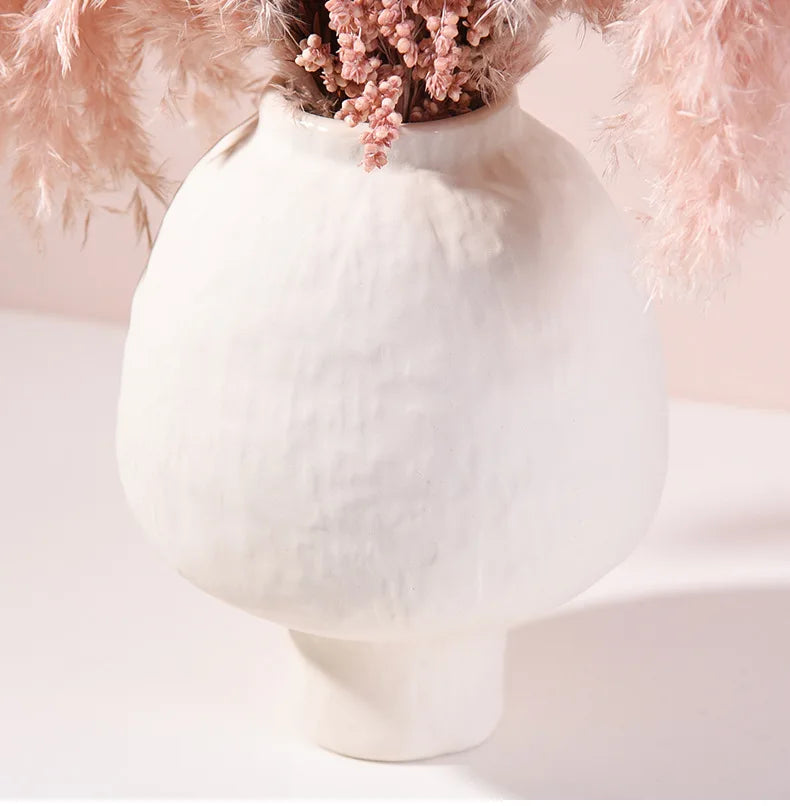 Handmade Ceramic Vase - Artisan Floral Elegance for Home