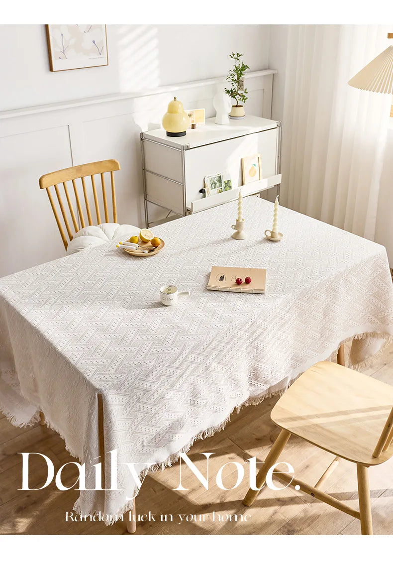 豪华桌布 - 优雅的法国棉亚麻家居装饰