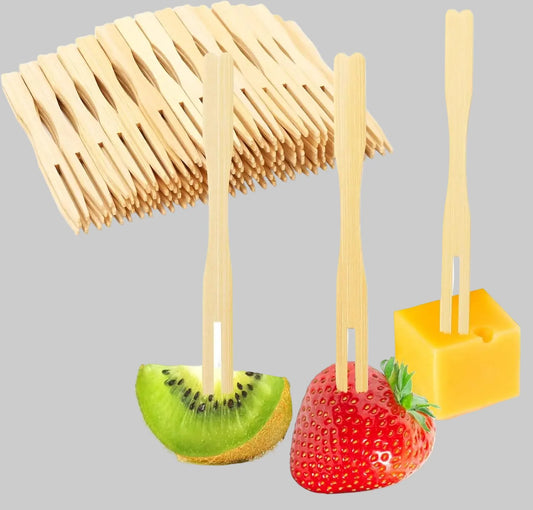 친환경 대나무 포크: Chic Charcuterie Essential