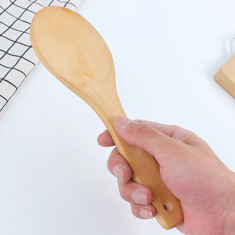 Eco-Friendly Bamboo Rice Spoon for Home Cooks - Stylish & Durable