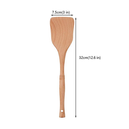 Eco-Friendly Wood Utensils Set for Natural Cooking Bliss