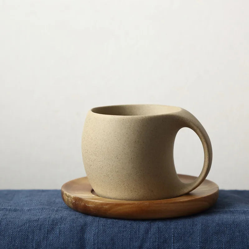 Elegant Ceramic Coffee Cups - 220ml for Coffee Lovers!