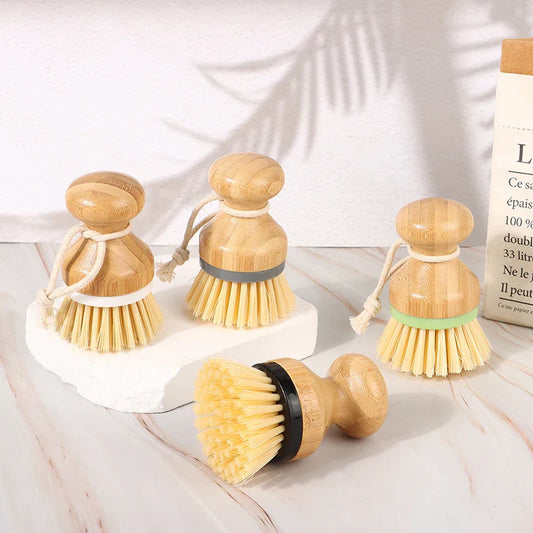 环保竹清洁刷，轻松清洁厨房