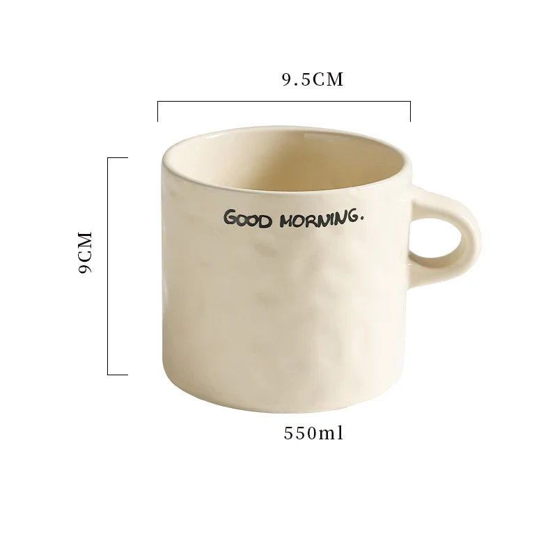 Stylish 550 ML Ceramic Mug - Perfect for Coffee Lovers!