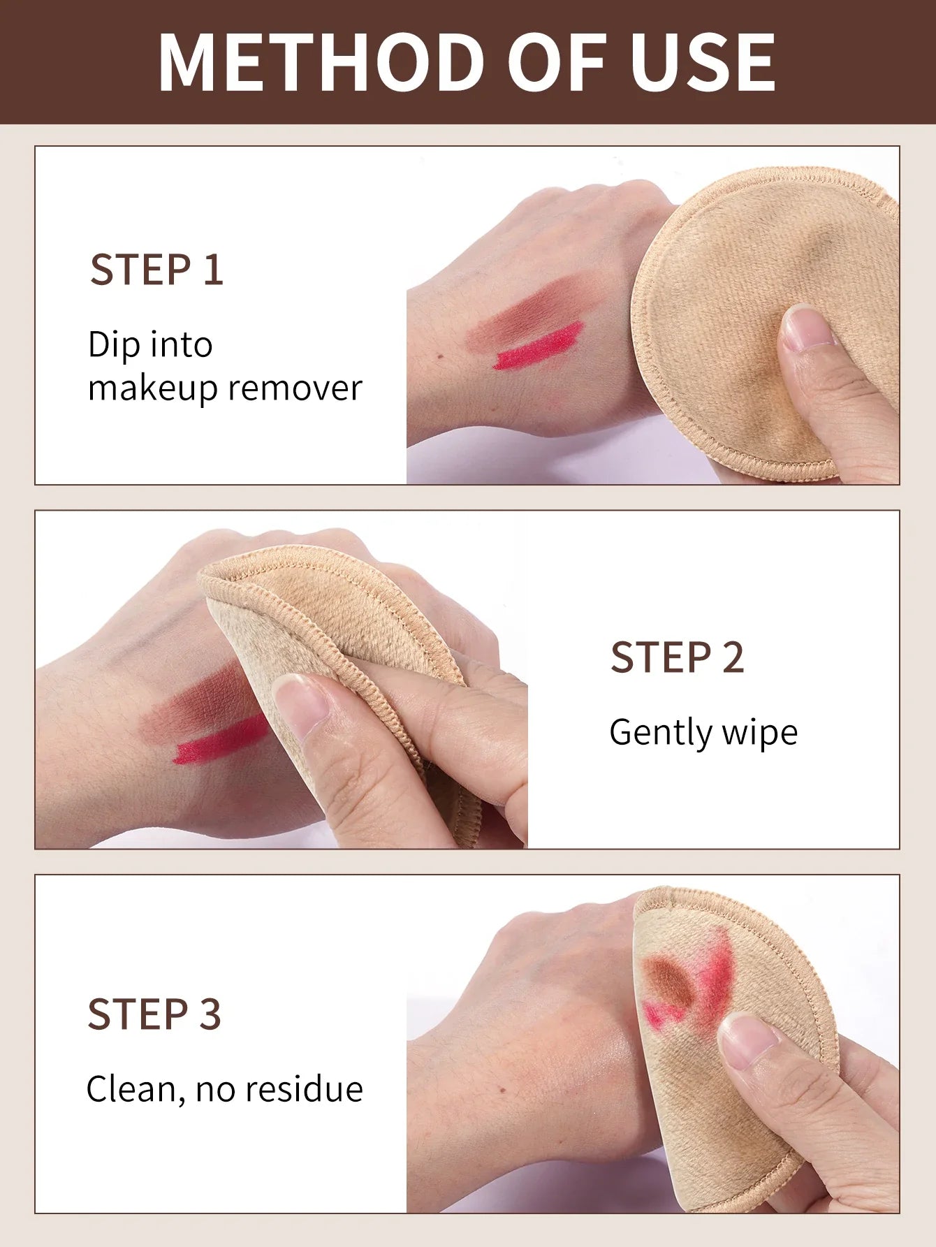 MAANGE 可重复使用卸妆垫 – 适合所有人的环保清洁