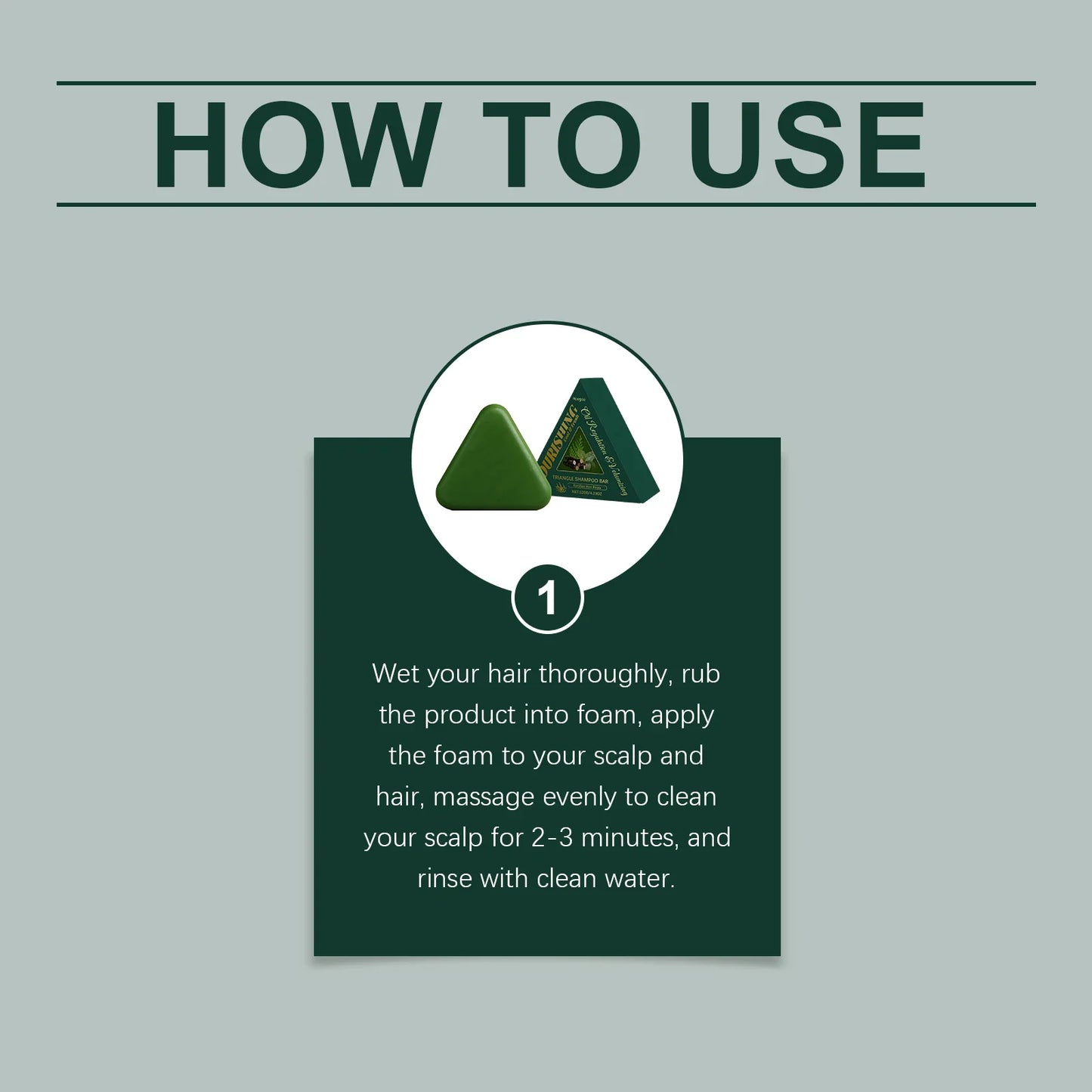 Shampoing-savon nourrissant aux herbes – Brillance & Fraîcheur par Rooted Living