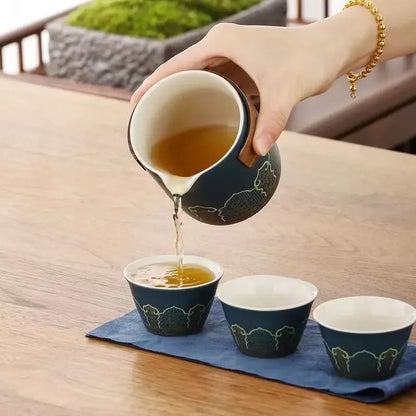 Portable Travel Tea Set - Brew Joy Anywhere by Rooted Living