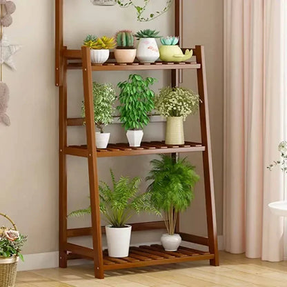 Étagère universelle en bois pour plantes – Élevez le style de votre jardin !