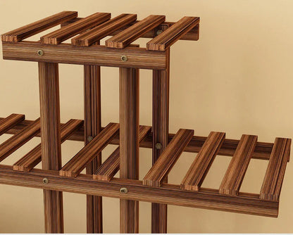 Multi-Layer Balcony Flower Rack - Space-Saving Chic for Plant Lovers