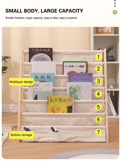 Wooden Kids Bookshelf – Stylish Storage for Young Readers!